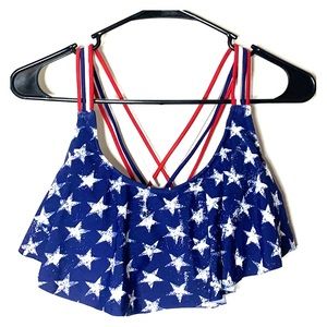 American flag bikini top